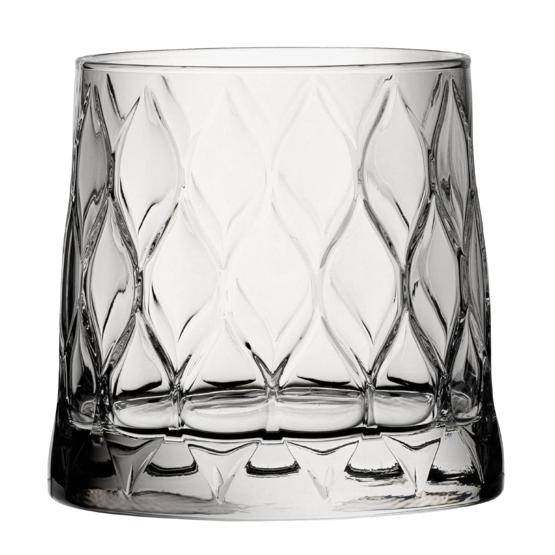 Pasabahce Utopia Leafy Double Old Fashioned Whisky Glasses 440Ml (24 Pack)