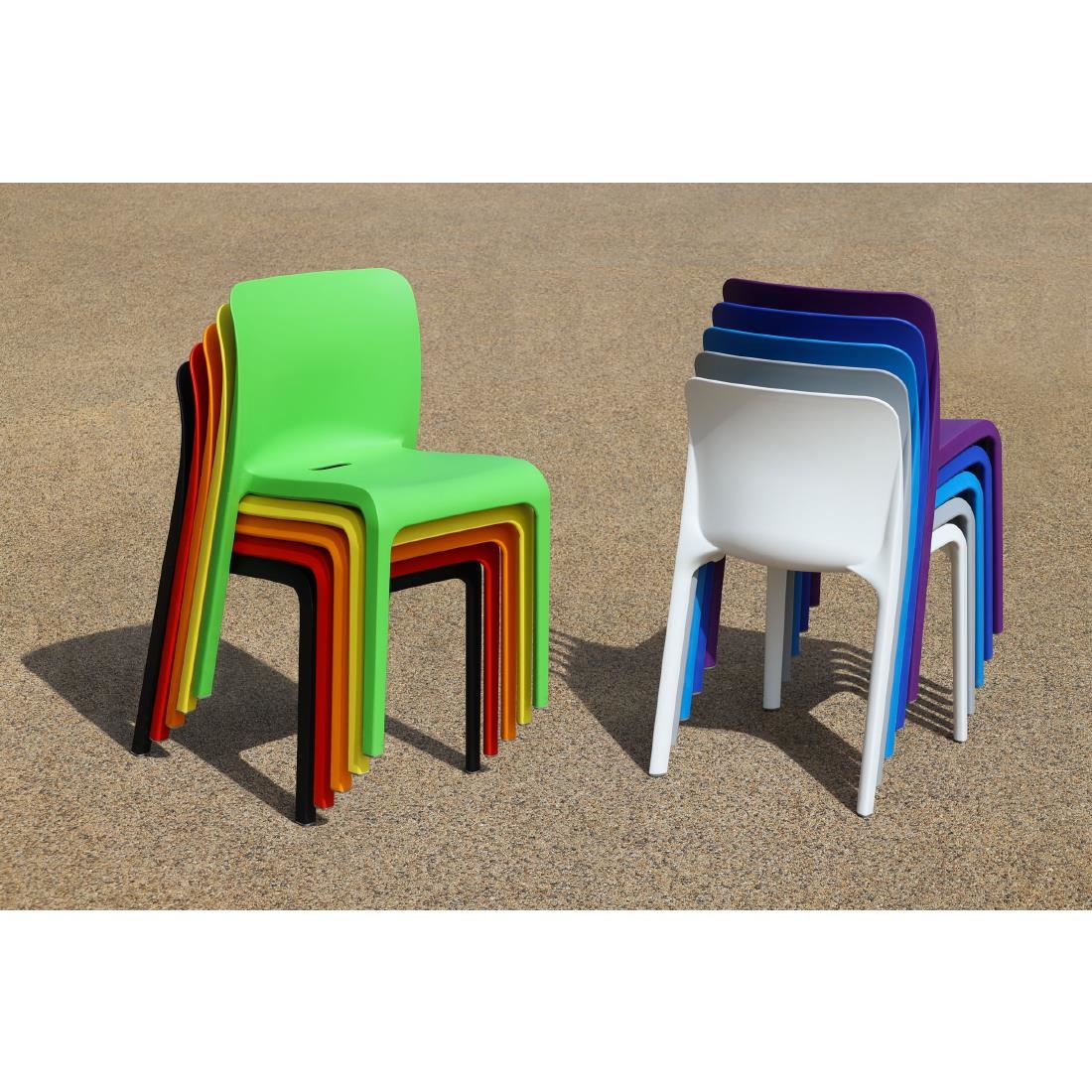 ☆SOISupero（ソイスペロ）S LINE POP CHAIR　緑×青　1脚 椅子・チェア ☆SOISupero（ソイスペロ）S LINE POP CHAIR 桃×赤 1脚