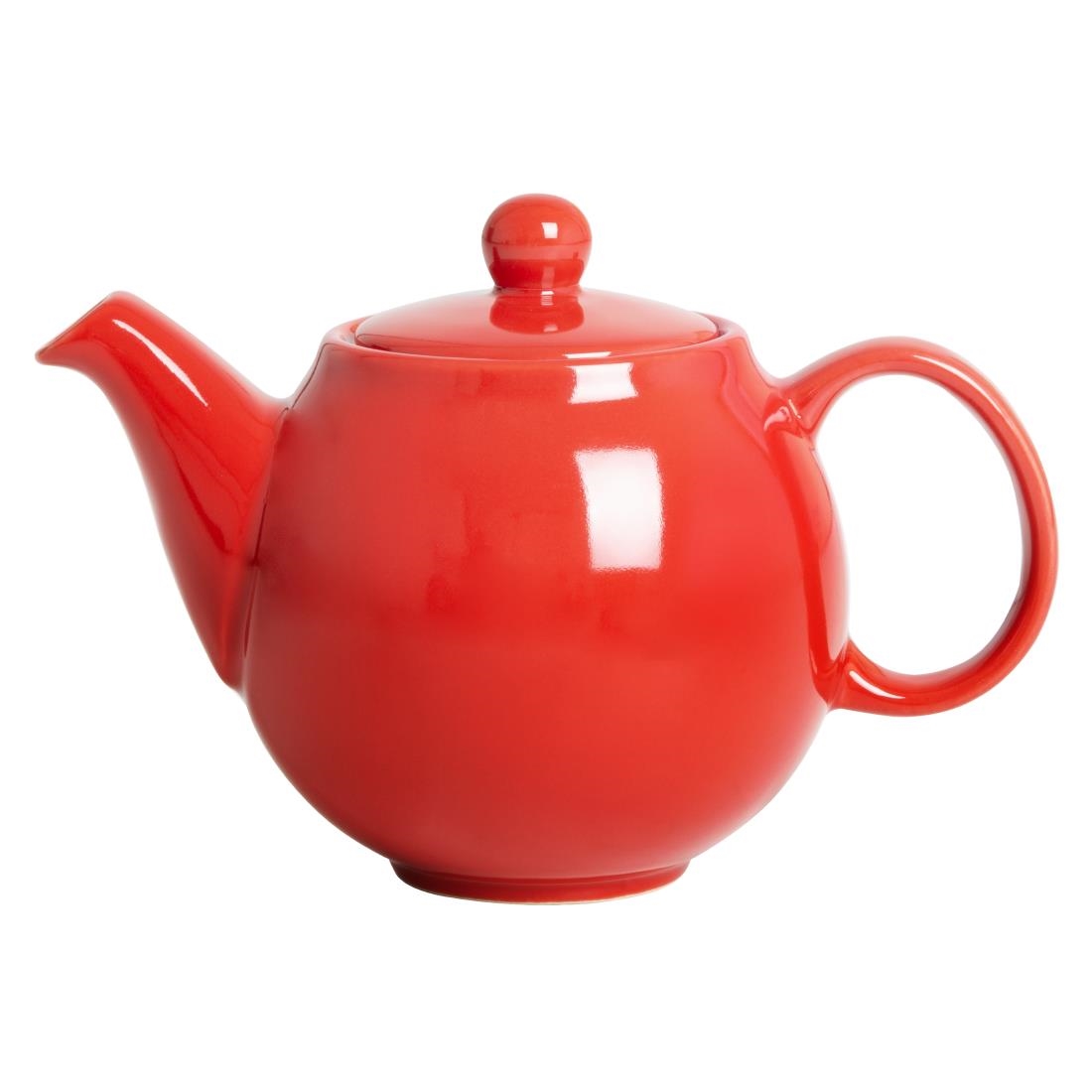 Olympia Red Café Teapots 450Ml (2 Pack)