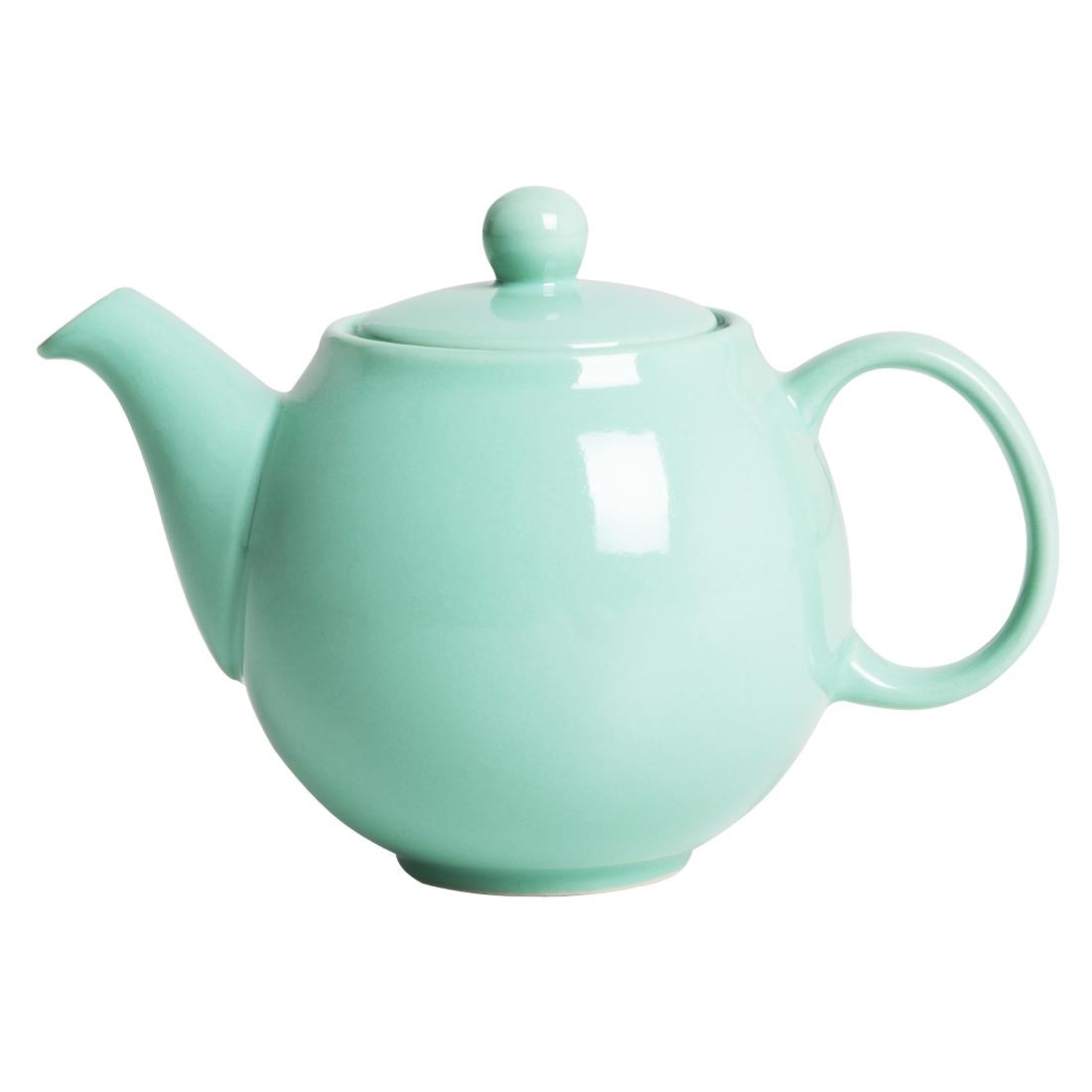 Olympia Green Café Teapot Aqua 450Ml (2 Pack)