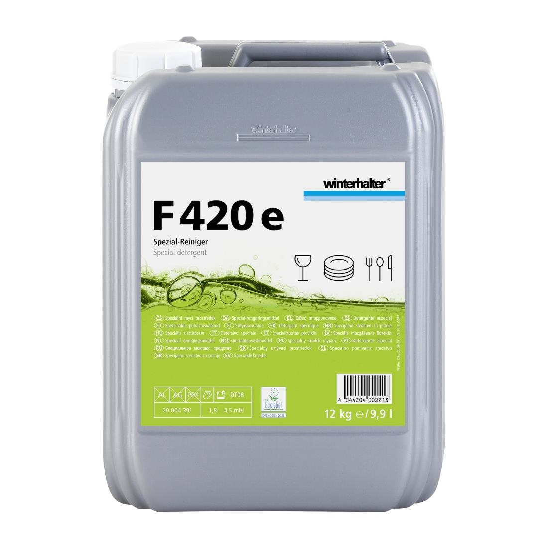Winterhalter Grey F420e Bistro Detergent Environmentally Friendly - 9.9Ltr