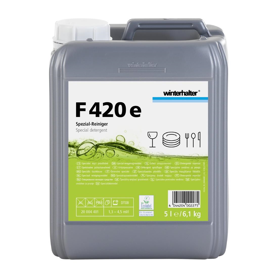 Winterhalter Grey F420e Bistro Detergent Environmentally Friendly - 5Ltr