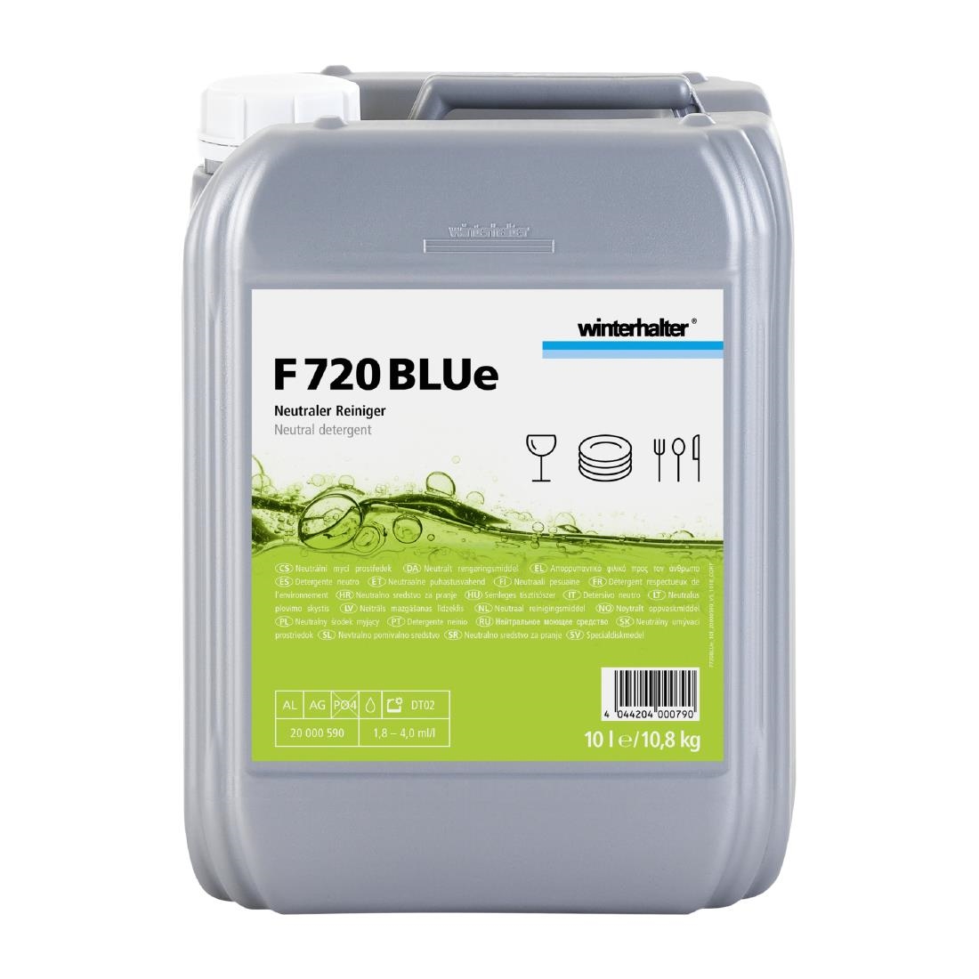 Winterhalter Grey F720 Blue Neutral Detergent 10Ltr