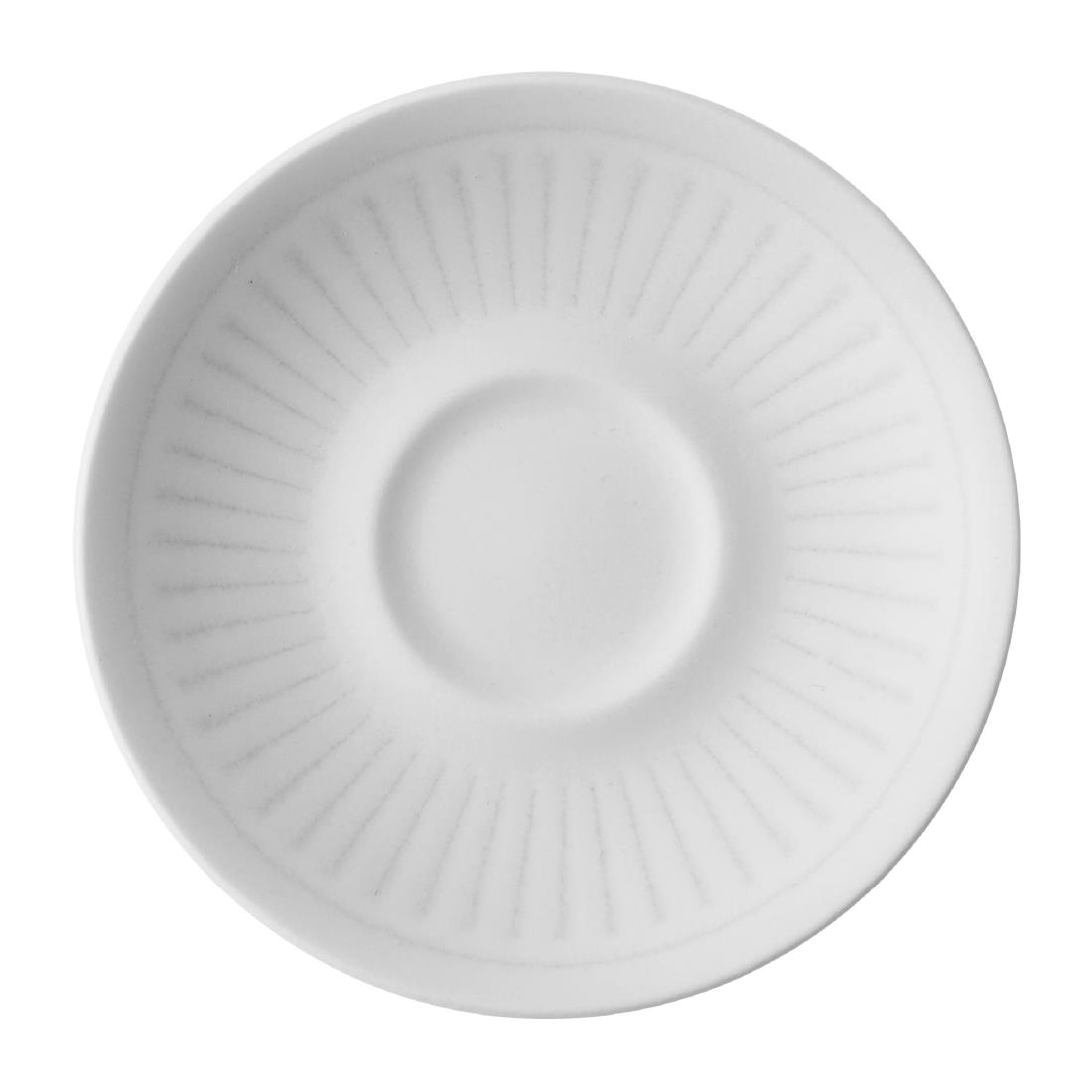 Churchill Super Vitrified Grey Churchill Era Espresso Saucers 115Mm (12 Pack)