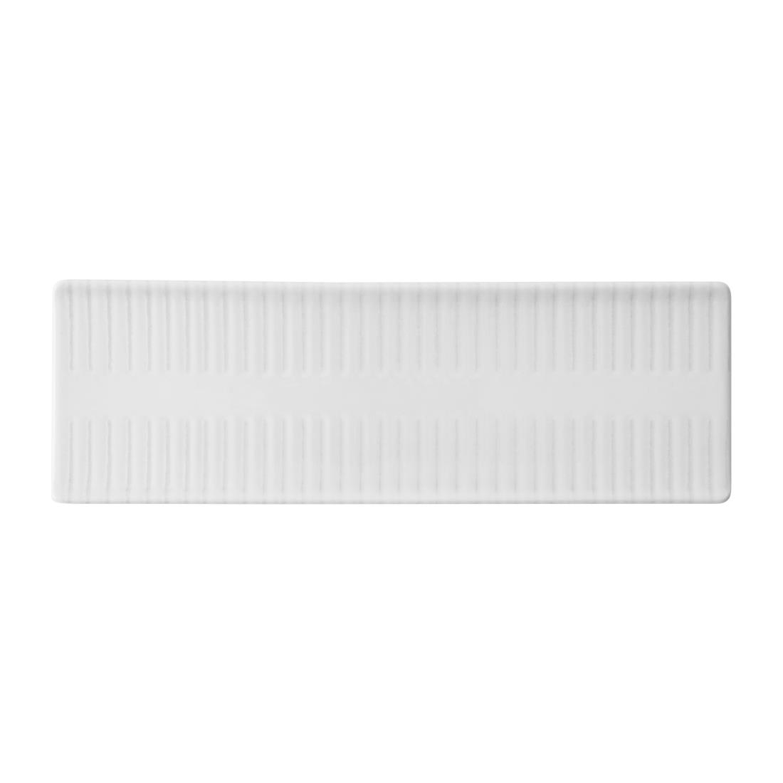 Churchill Super Vitrified Grey Churchill Era Oblong Plates 330X110mm (6 Pack)
