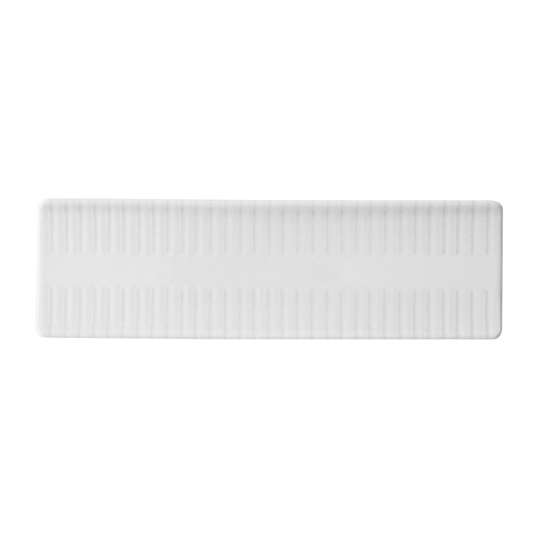 Churchill Super Vitrified Grey Churchill Era Oblong Plates 300X90mm (6 Pack)