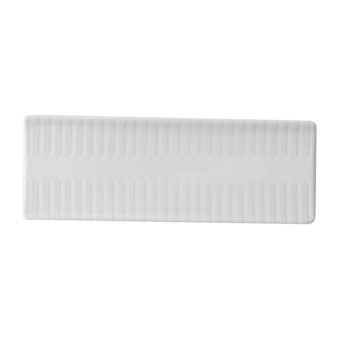 Churchill Super Vitrified Grey Churchill Era Oblong Plates 250X90mm (6 Pack)