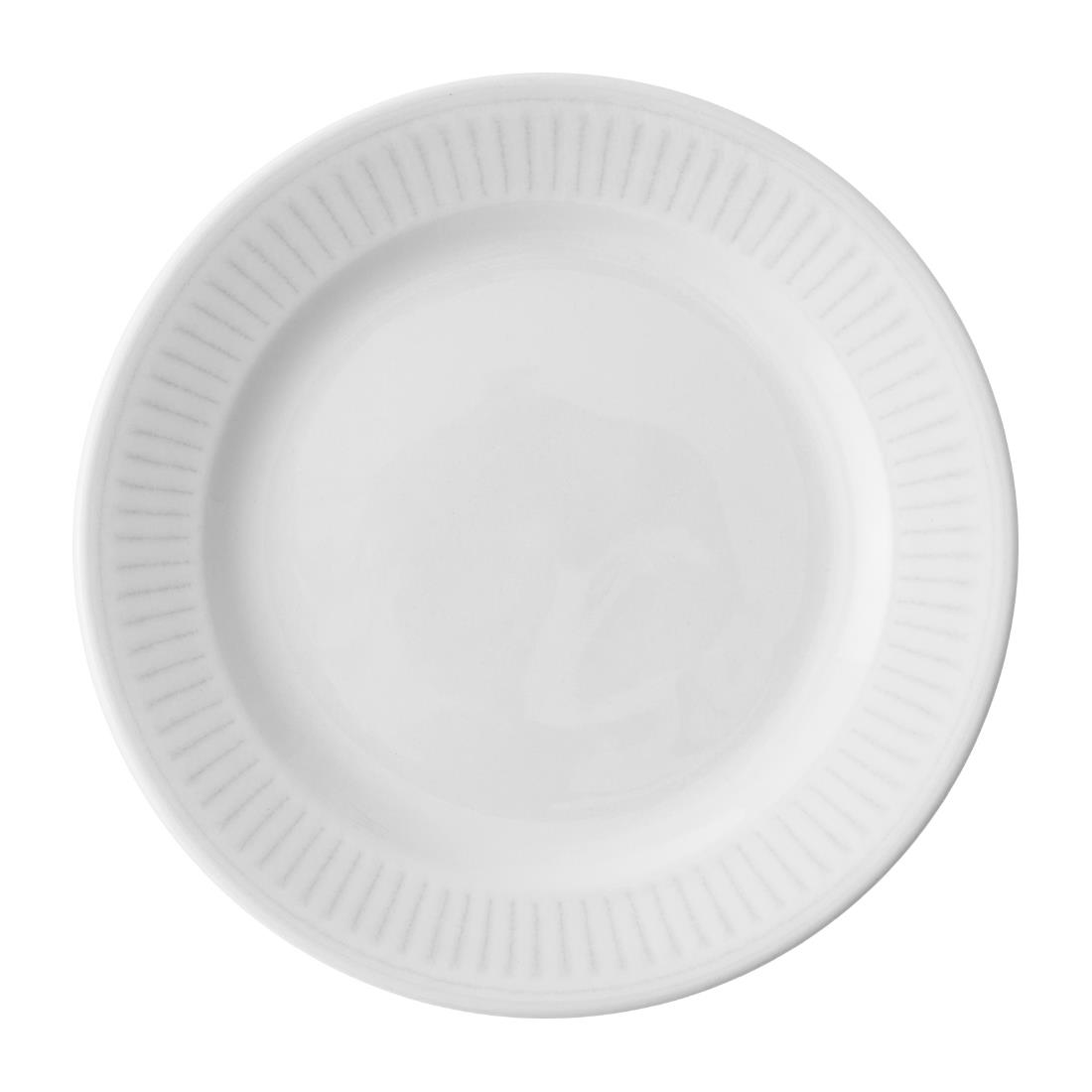 Churchill Super Vitrified Grey Churchill Era Profile Plates 165Mm (12 Pack)