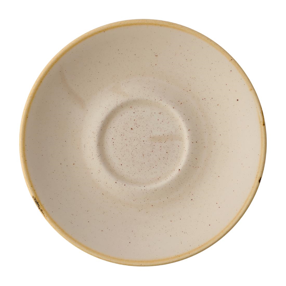 Churchill Super Vitrified Beige Churchill Stonecast Nutmeg Cream Cafe Cappuccino Saucers 158Mm (12 Pack)