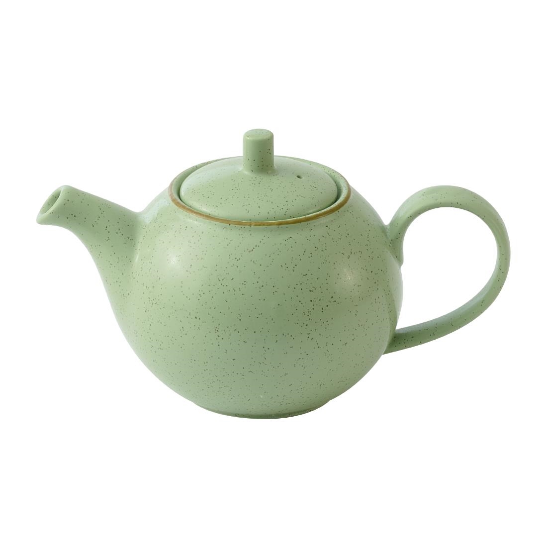 Churchill Super Vitrified Green Churchill Stonecast Sage Beverage Pots 443Ml (4 Pack)