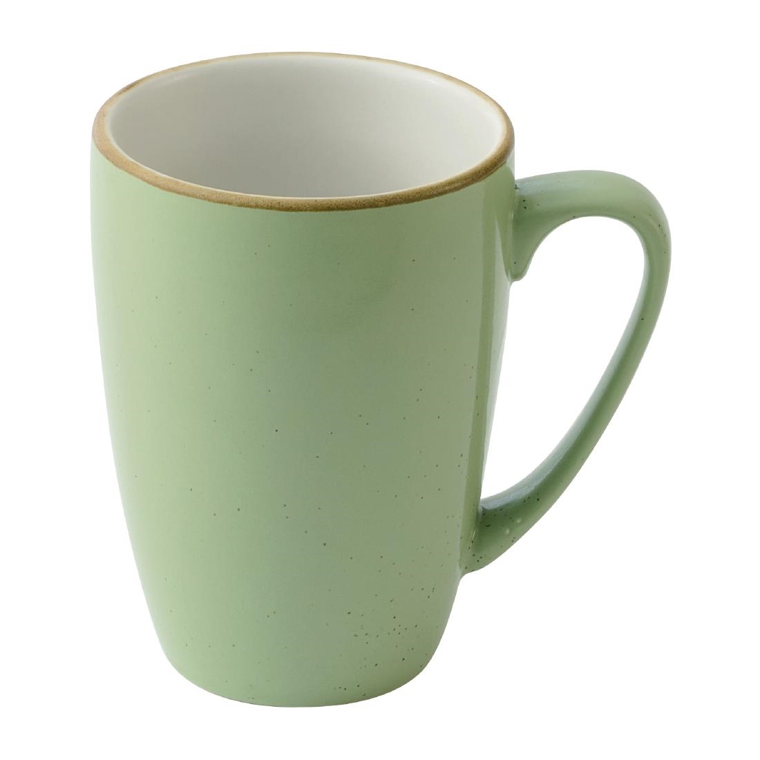 Churchill Super Vitrified Green Churchill Stonecast Sage Profile Mugs 355Ml (12 Pack)