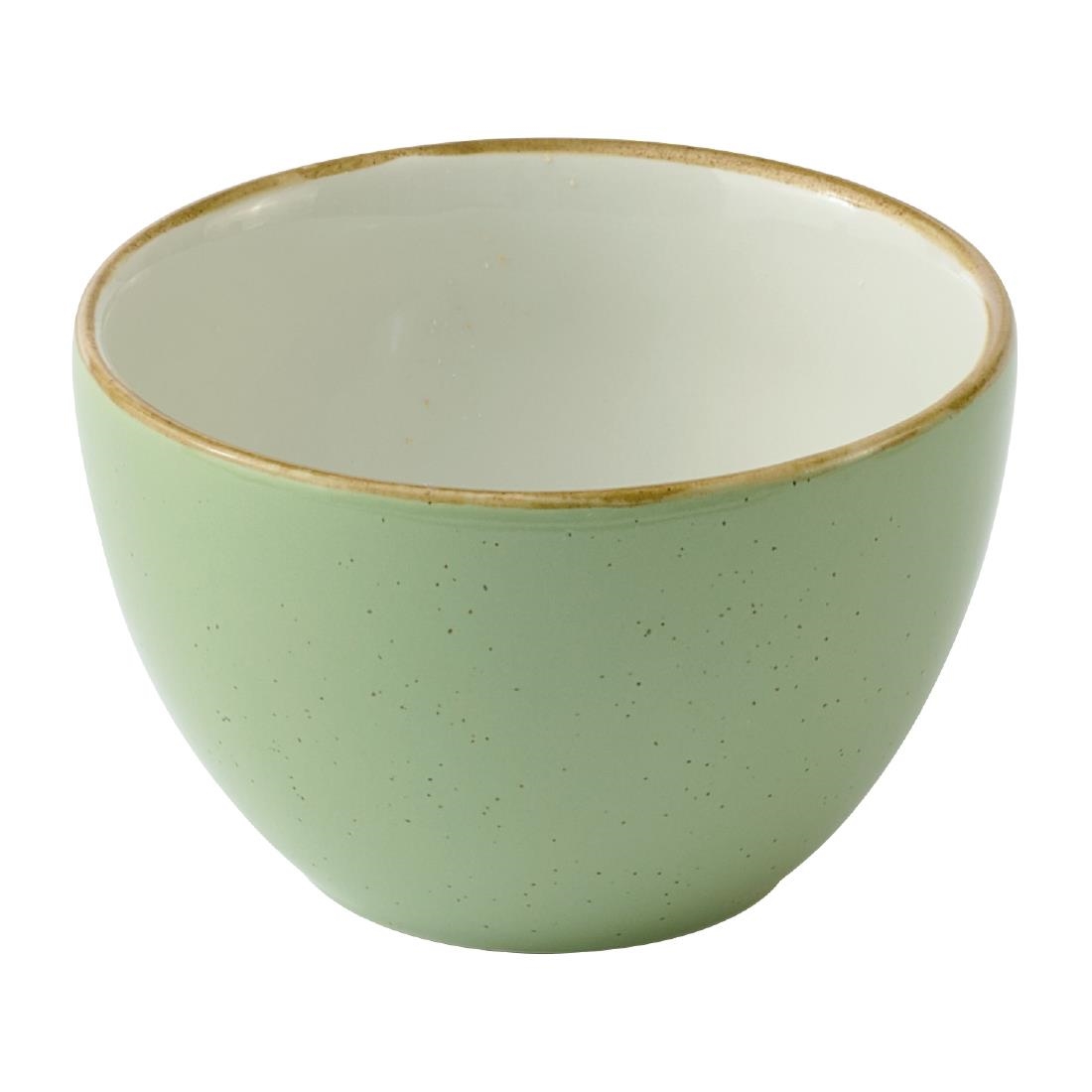 Churchill Super Vitrified Green Churchill Stonecast Sage Profile Sugar Bowls 236Ml (12 Pack)