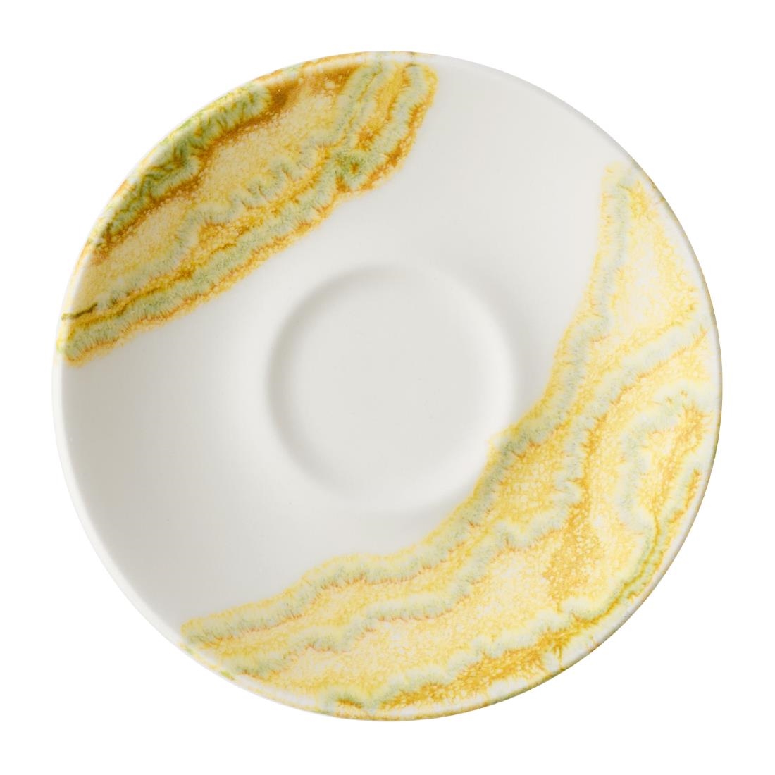 Churchill Super Vitrified Gold Churchill China Tide Espresso Saucers 115Mm (12 Pack)