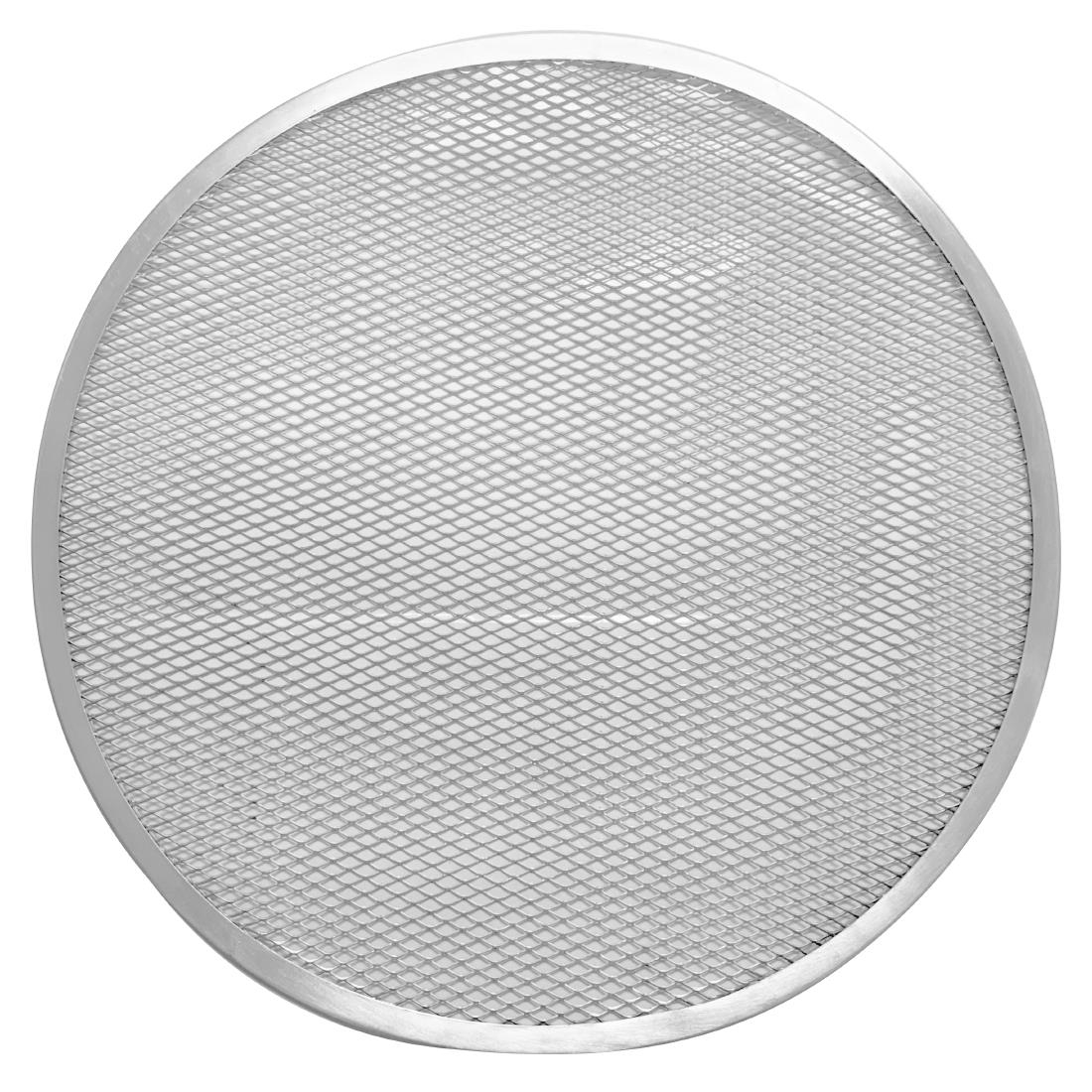 Vogue Silver Aluminium Pizza Screen 16"