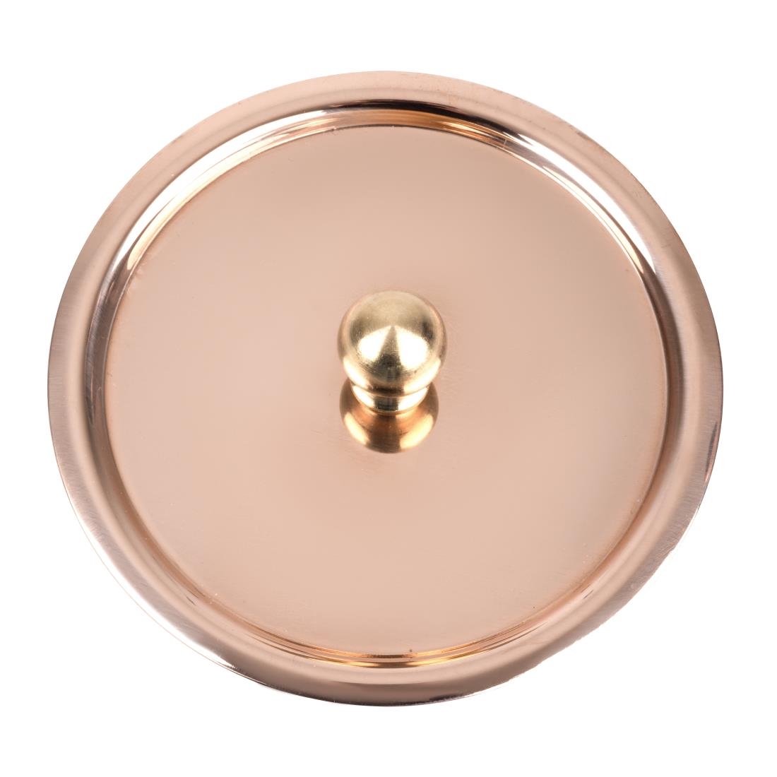 De Buyer Copper Inocuivre Lid With Brass Handle 9Cm
