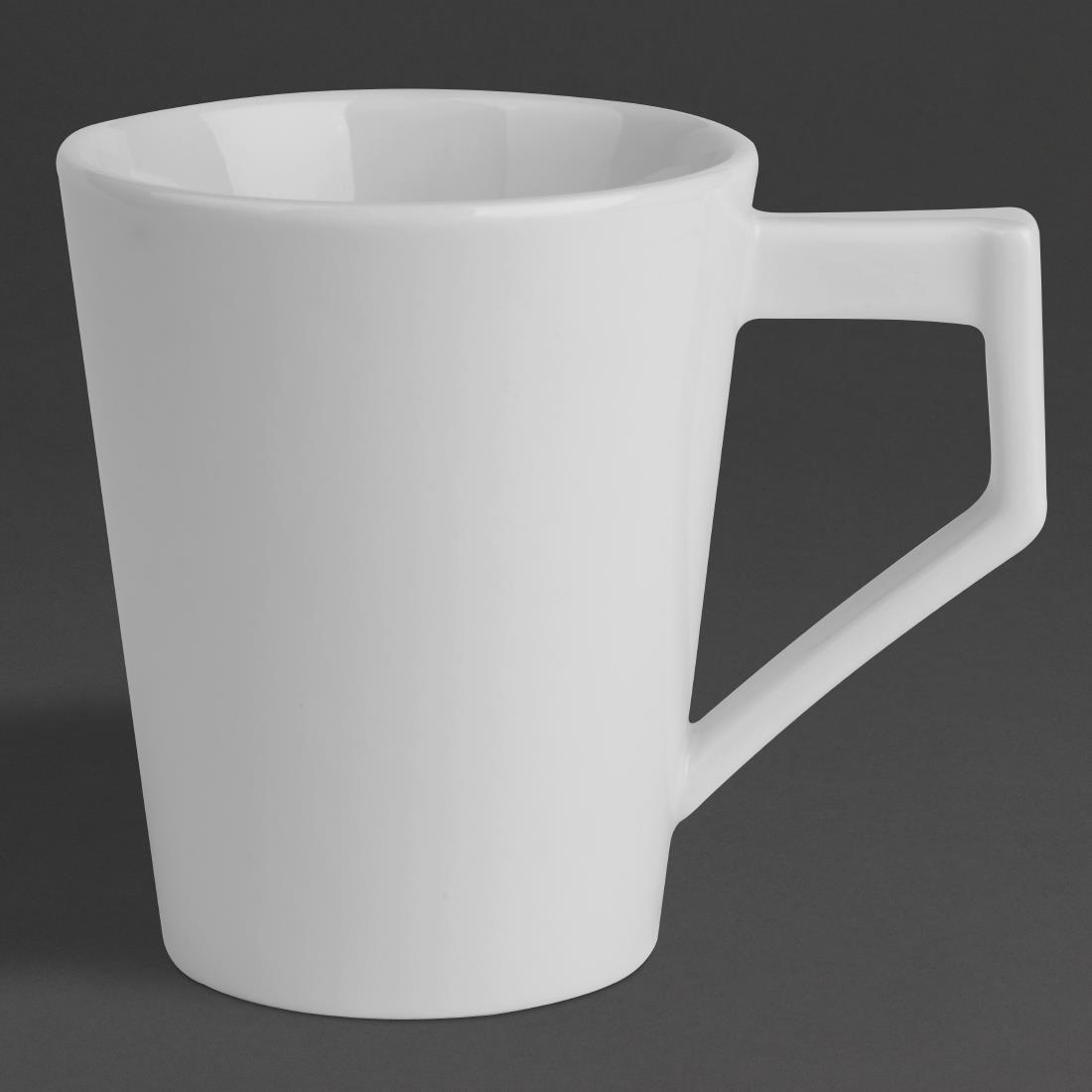 Olympia White Ware Deco Cups 300Ml (6 Pack)