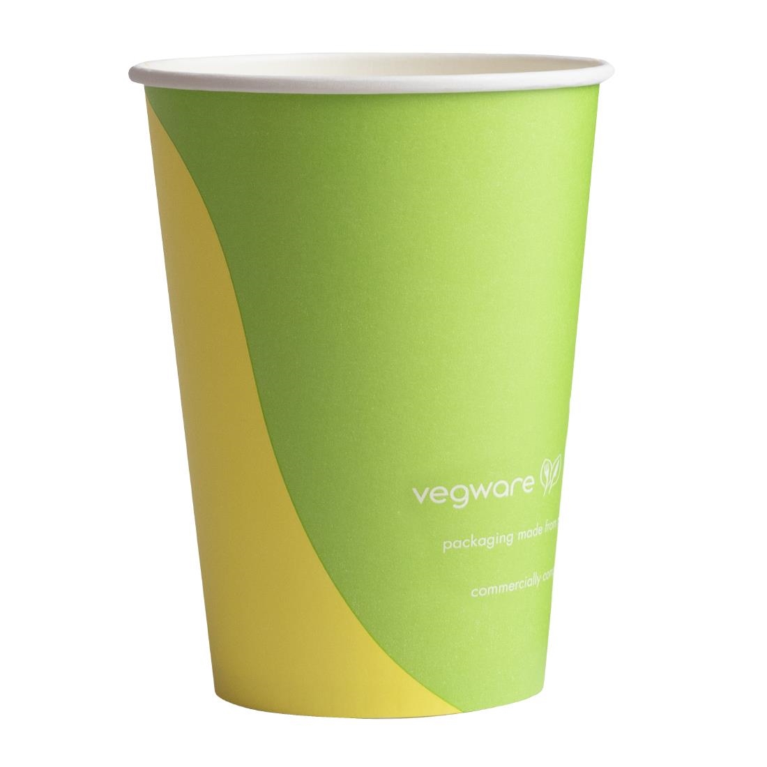 Vegware Green Paper Cold Cups 89-Series 12Oz/360Ml (1000 Pack)