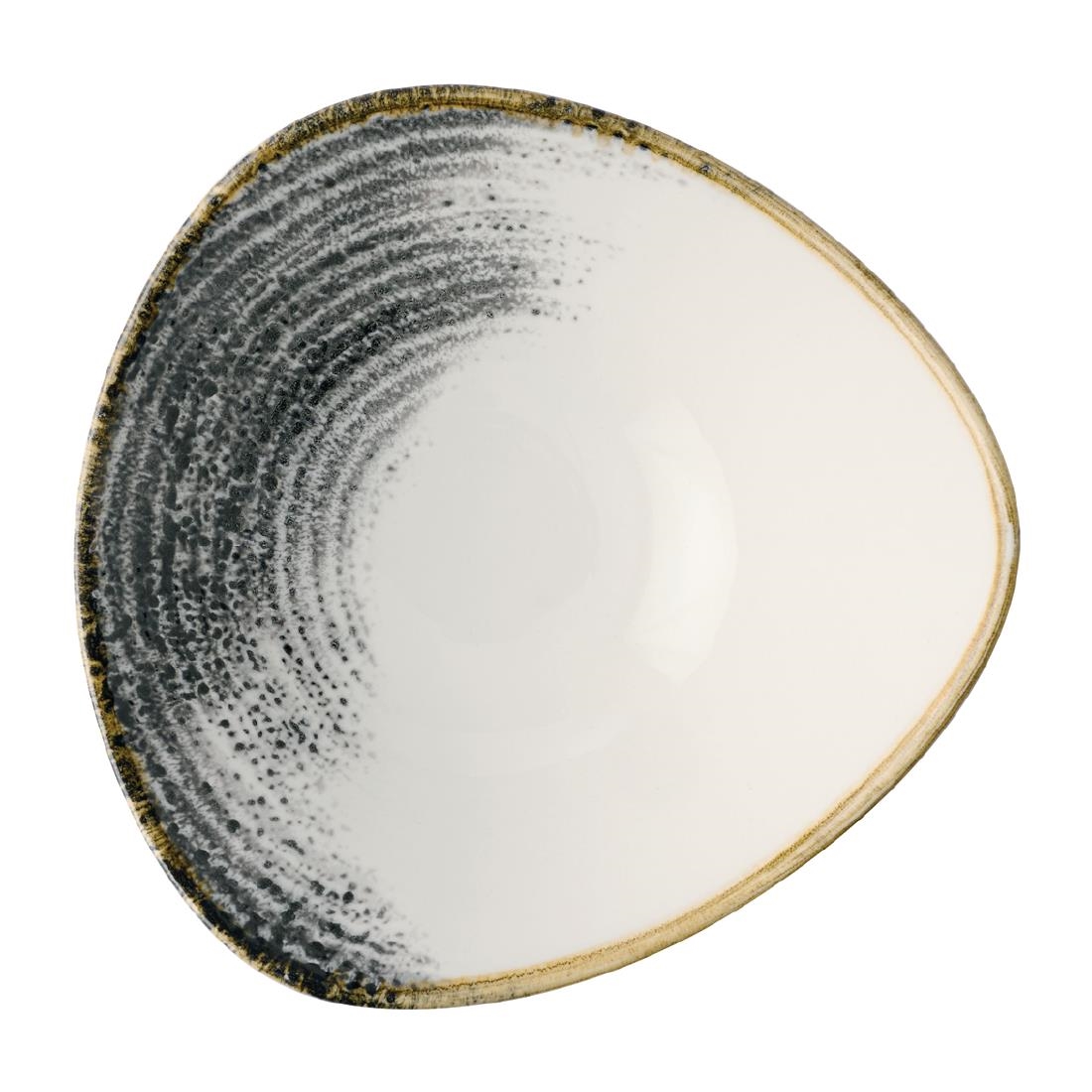 Churchill Super Vitrified Black Churchill Homespun Accents Lotus Bowls 185Mm (12 Pack)