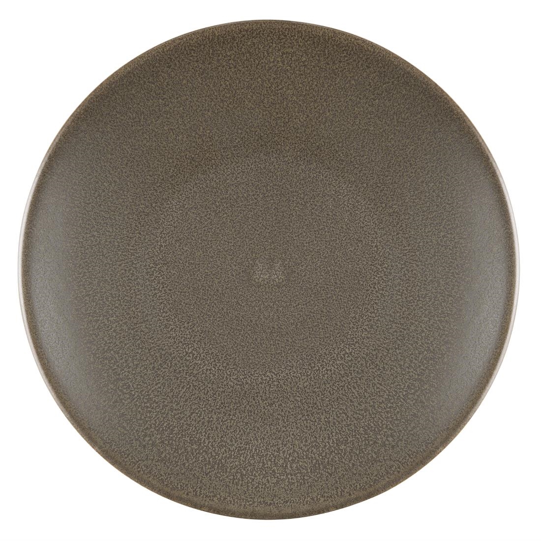 Olympia Brown Ember Coupe Plates Mahogany 230Mm (6 Pack)