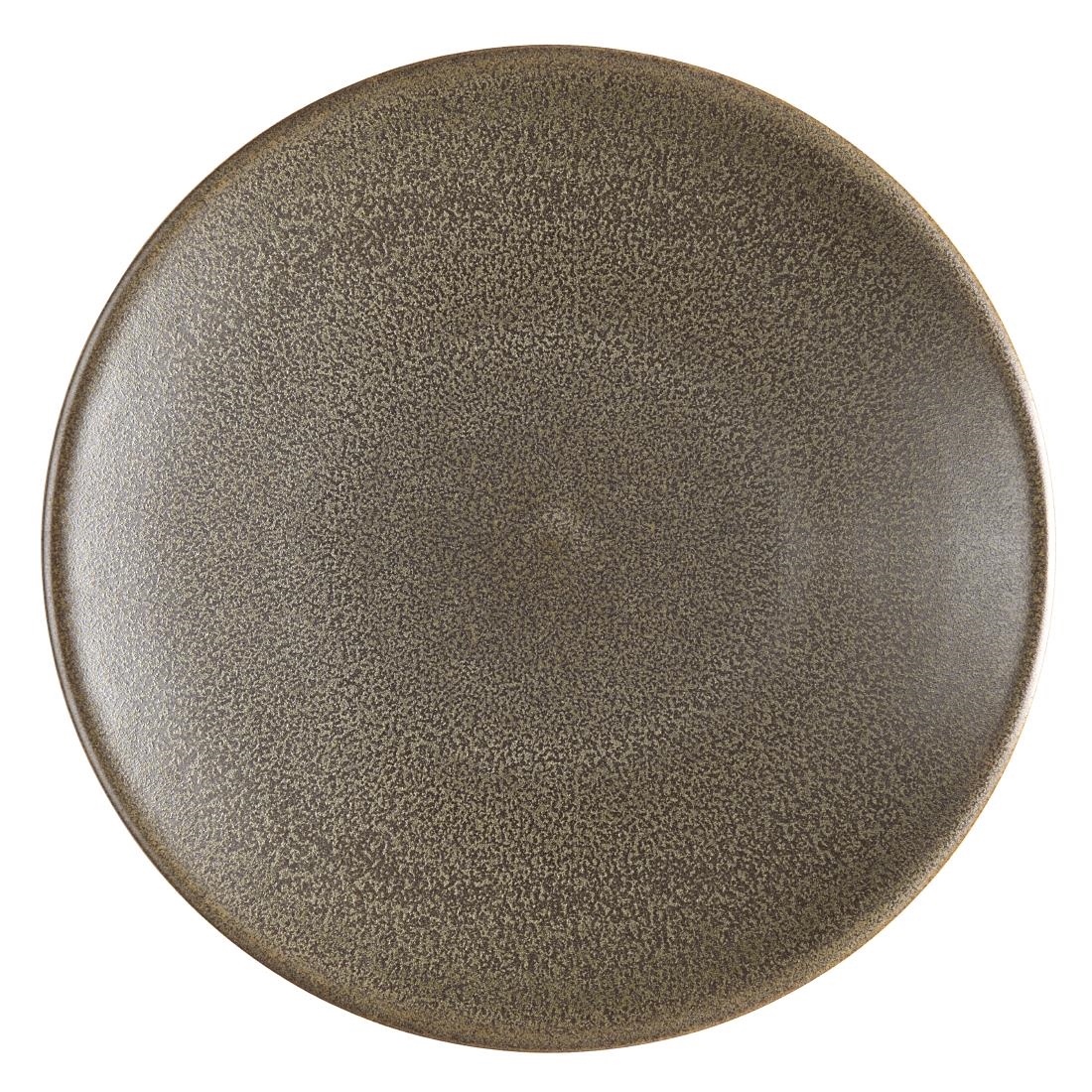 Olympia Brown Ember Coupe Plates Mahogany 180Mm (6 Pack)