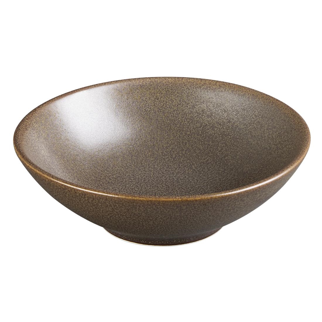 Olympia Brown Ember Coupe Bowls Mahogany 152Mm (6 Pack)