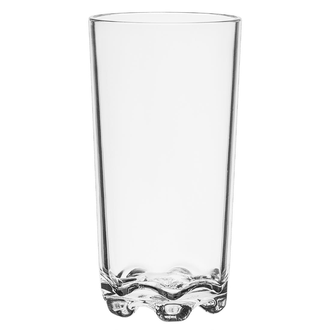 Olympia Clear Kristallon Aspen Polycarbonate Hi Ball Tumblers 350Ml (6 Pack)