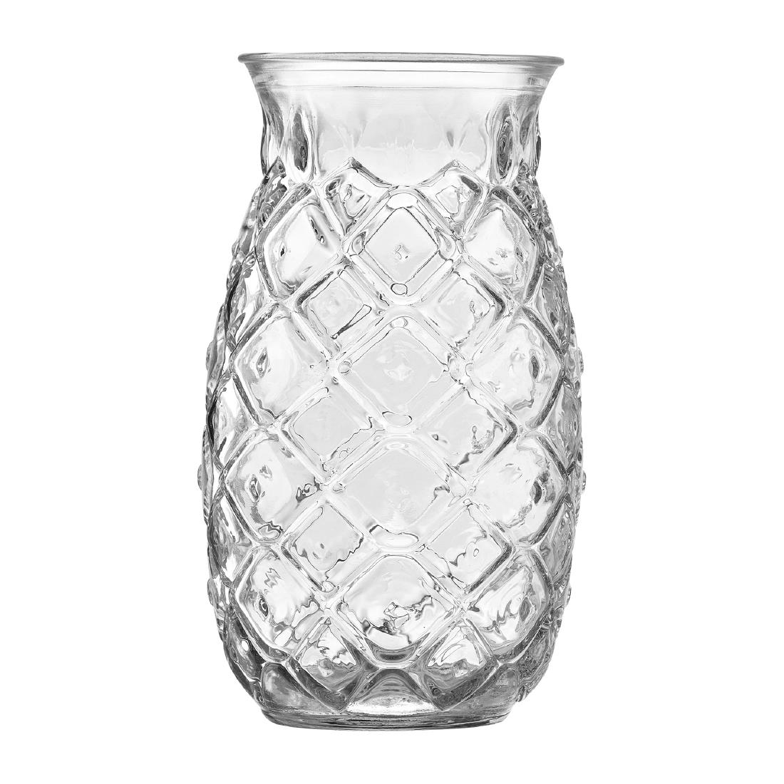 Onis Clear Tiki Pineapple Glasses 500Ml/17Oz (6 Pack)