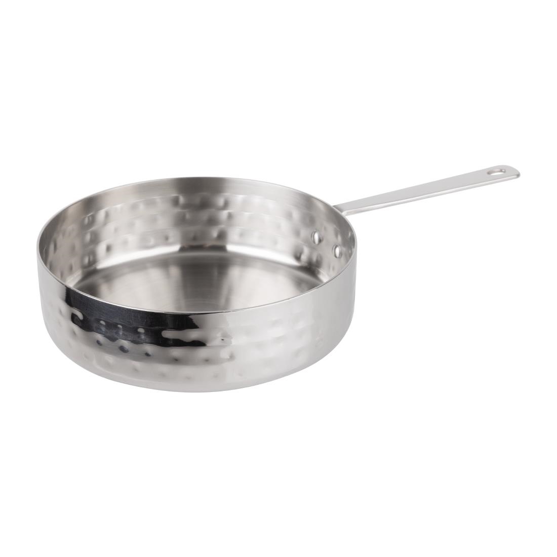 Olympia Silver Table Presentation Mini Saucepan Hammered 125Mm