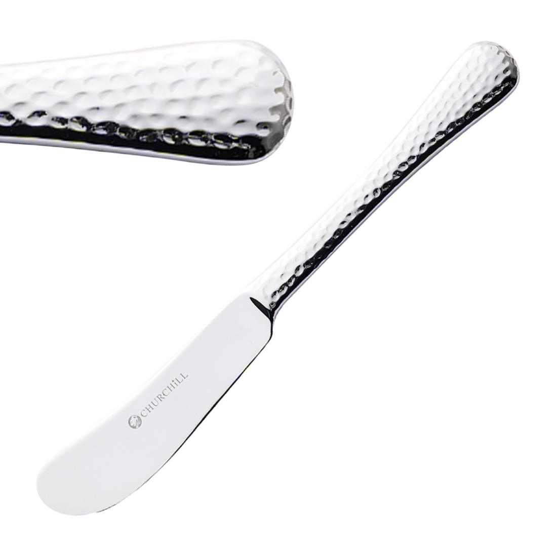 Churchill Silver Isla Butter Knives (12 Pack)