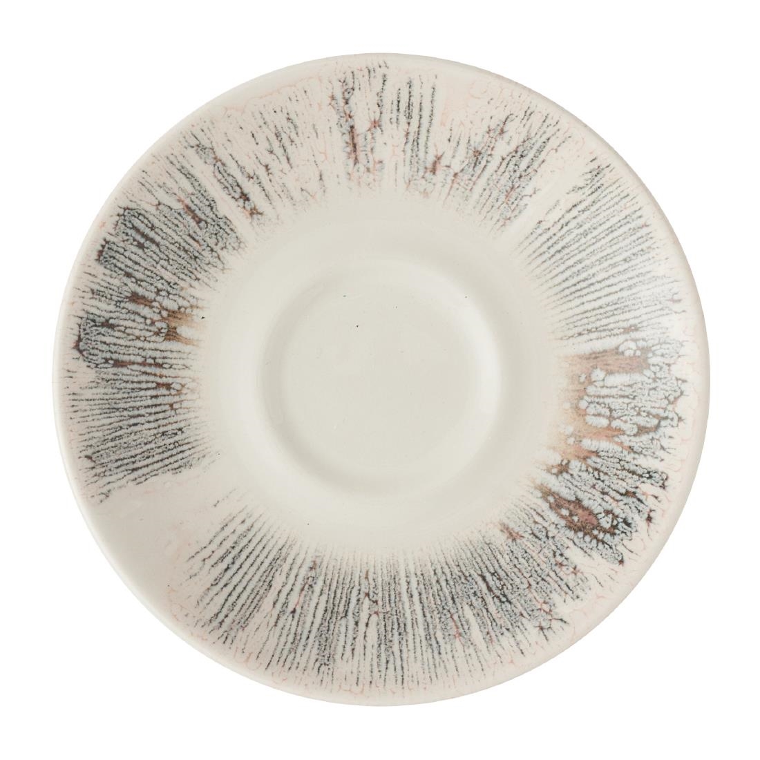 Churchill Super Vitrified Patterned Churchill China Lyra Pink Espresso Saucers 118Mm (12 Pack)