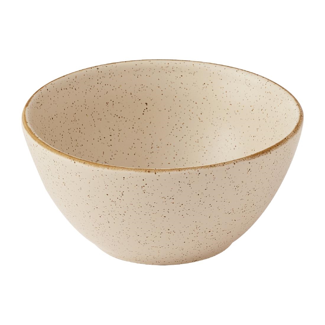 Churchill Super Vitrified Cream Churchill Stonecast Nutmeg Snack Bowls 400Ml (12 Pack)