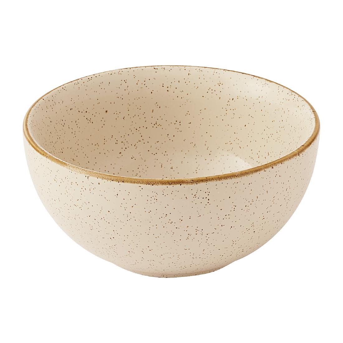 Churchill Super Vitrified Cream Churchill Stonecast Nutmeg Soup Bowls 470Ml (12 Pack)