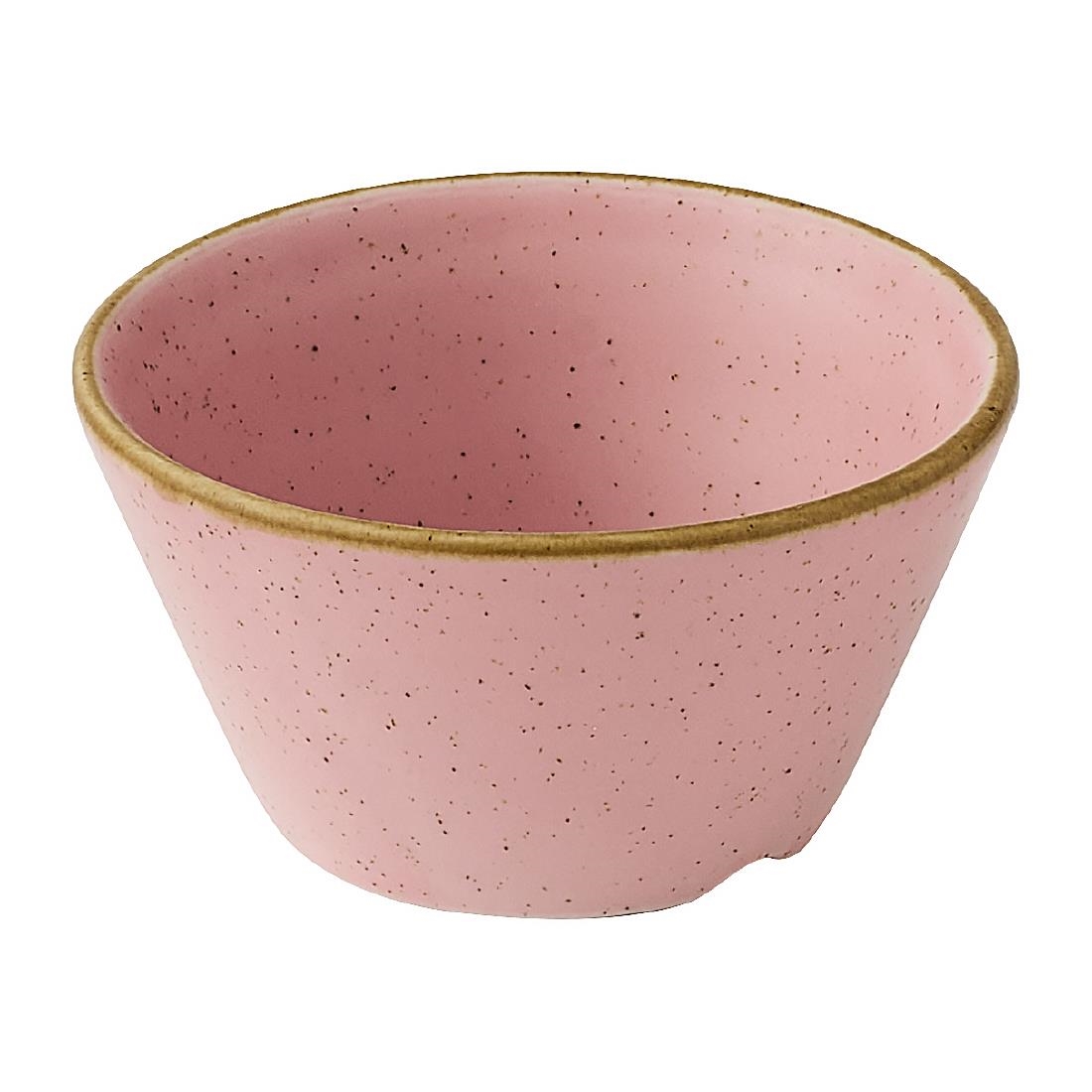 Churchill Super Vitrified Pink Churchill Stonecast Petal Sauce Dishes 90Ml (12 Pack)