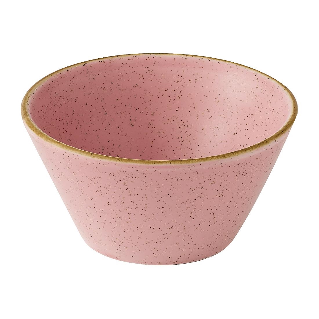 Churchill Super Vitrified Pink Churchill Stonecast Petal Zest Snack Bowls 340Ml (12 Pack)