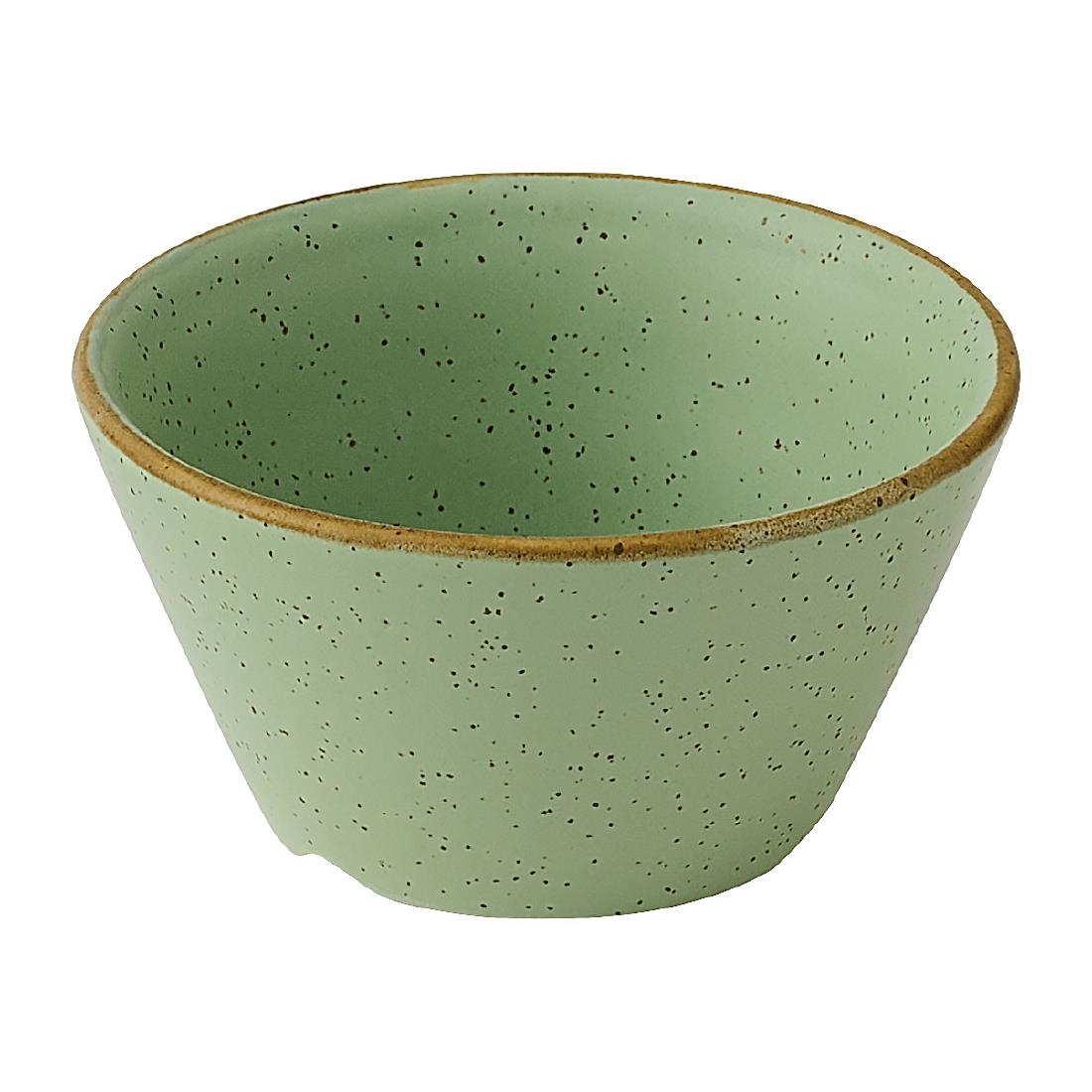 Churchill Super Vitrified Green Churchill Stonecast Sage Sauce Dishes 90Ml (12 Pack)