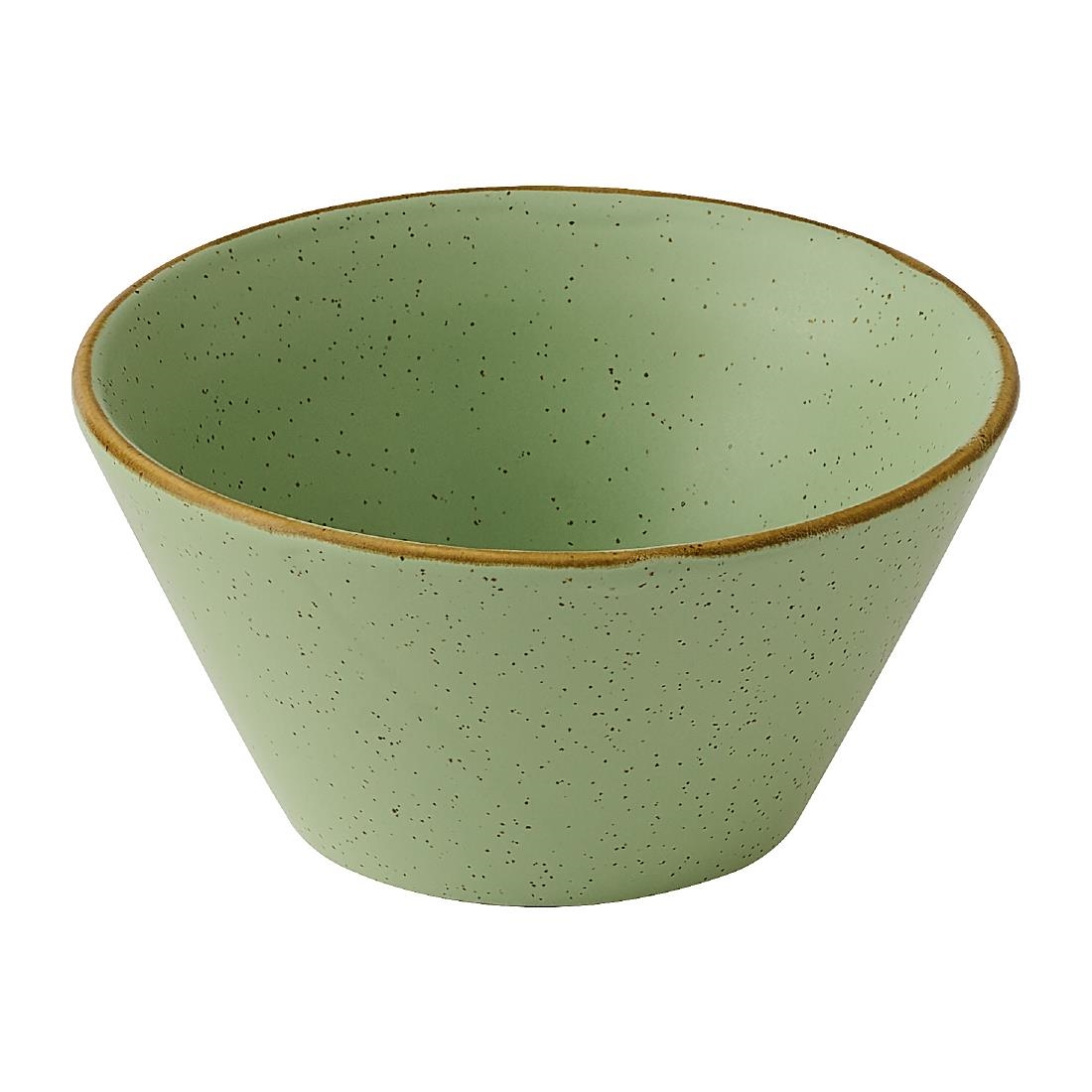 Churchill Super Vitrified Green Churchill Stonecast Sage Zest Snack Bowls 340Ml (12 Pack)