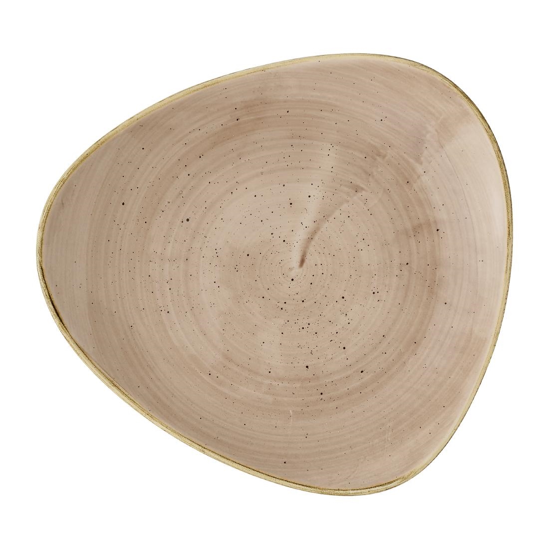Churchill Super Vitrified Beige Churchill Stonecast Truffle Lotus Plates 192Mm (12 Pack)