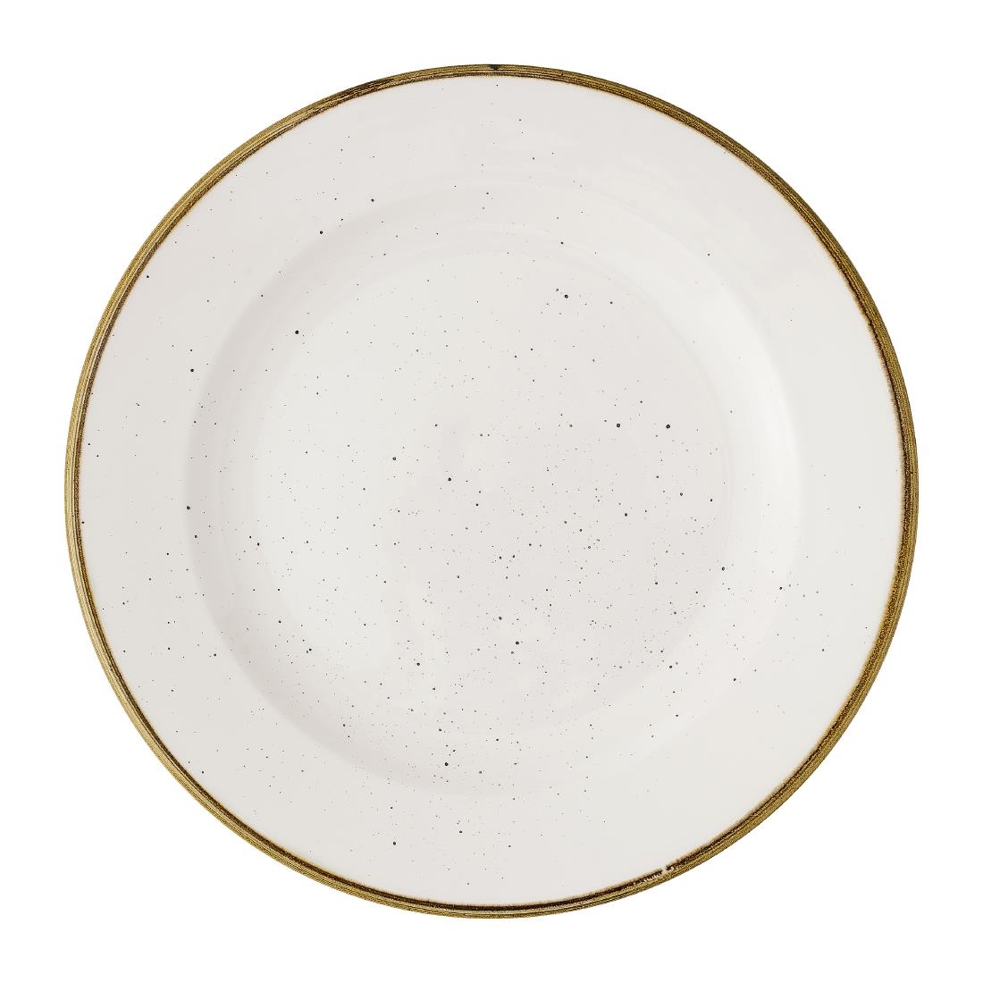 Churchill Super Vitrified White Churchill Stonecast Barley Profile Plates 260Mm (12 Pack)
