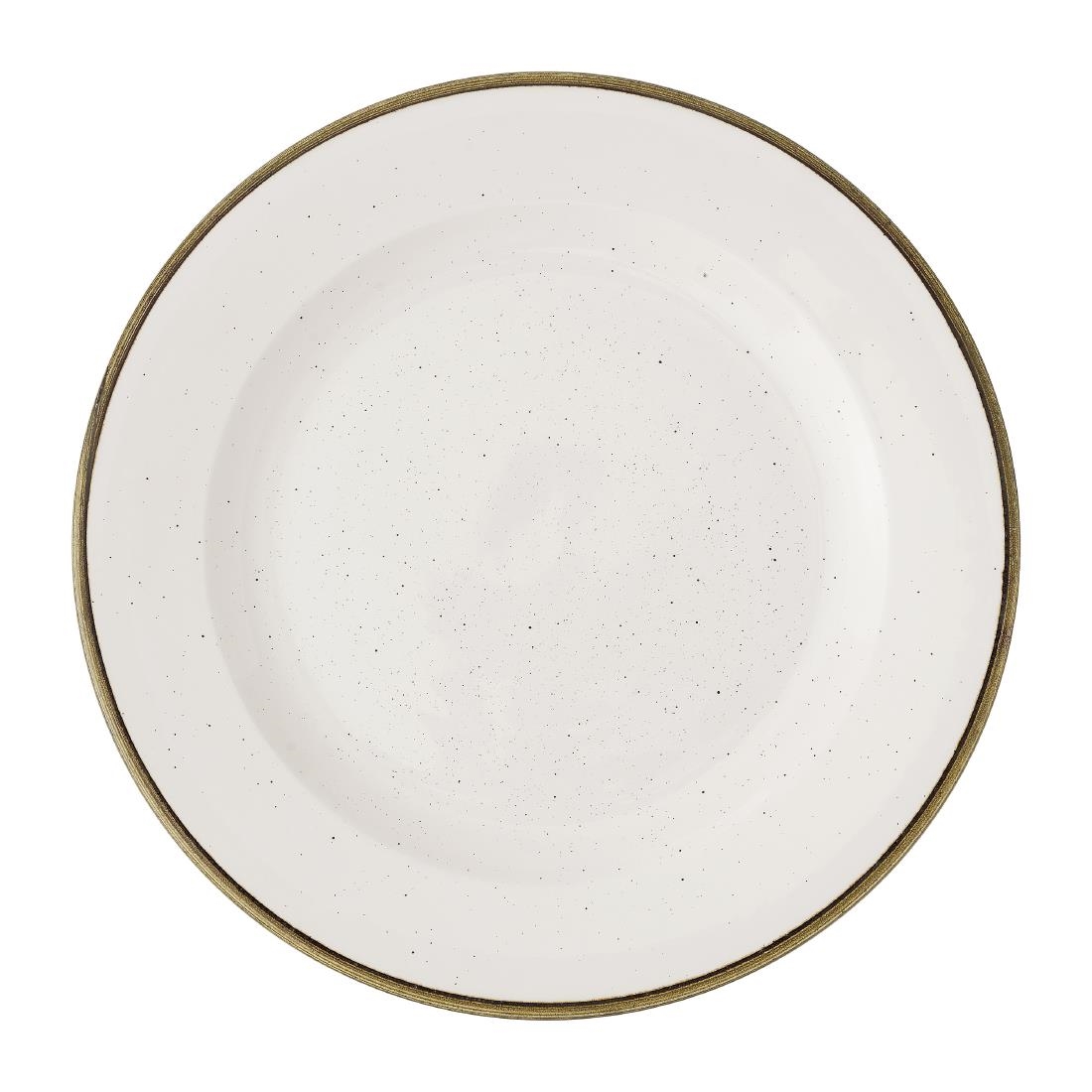 Churchill Super Vitrified White Churchill Stonecast Barley Profile Plates 305Mm (12 Pack)