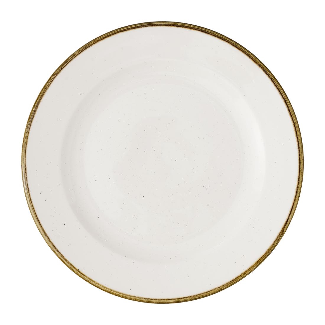 Churchill Super Vitrified White Churchill Stonecast Barley Profile Plates 210Mm (12 Pack)