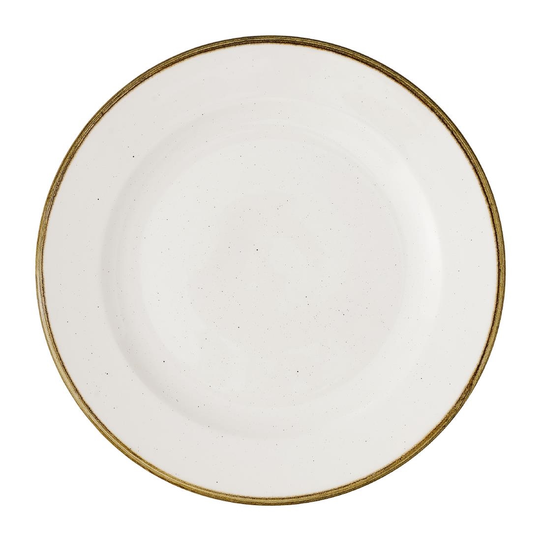 Churchill Super Vitrified White Churchill Stonecast Barley Profile Plates 229Mm (12 Pack)