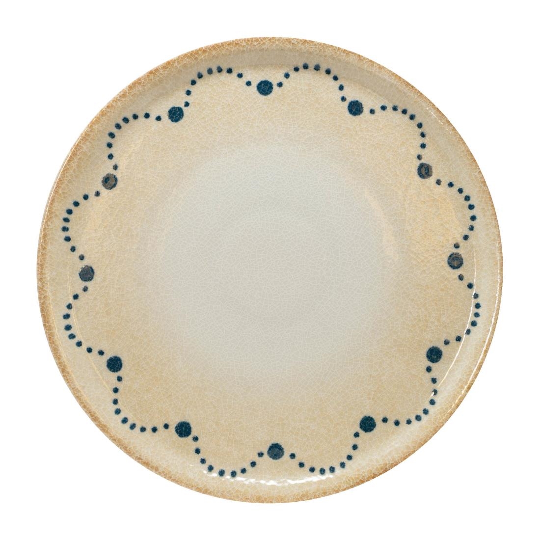 Artis Patterned Saturnia Napoli Pizza Plates Blue 310Mm (6 Pack)