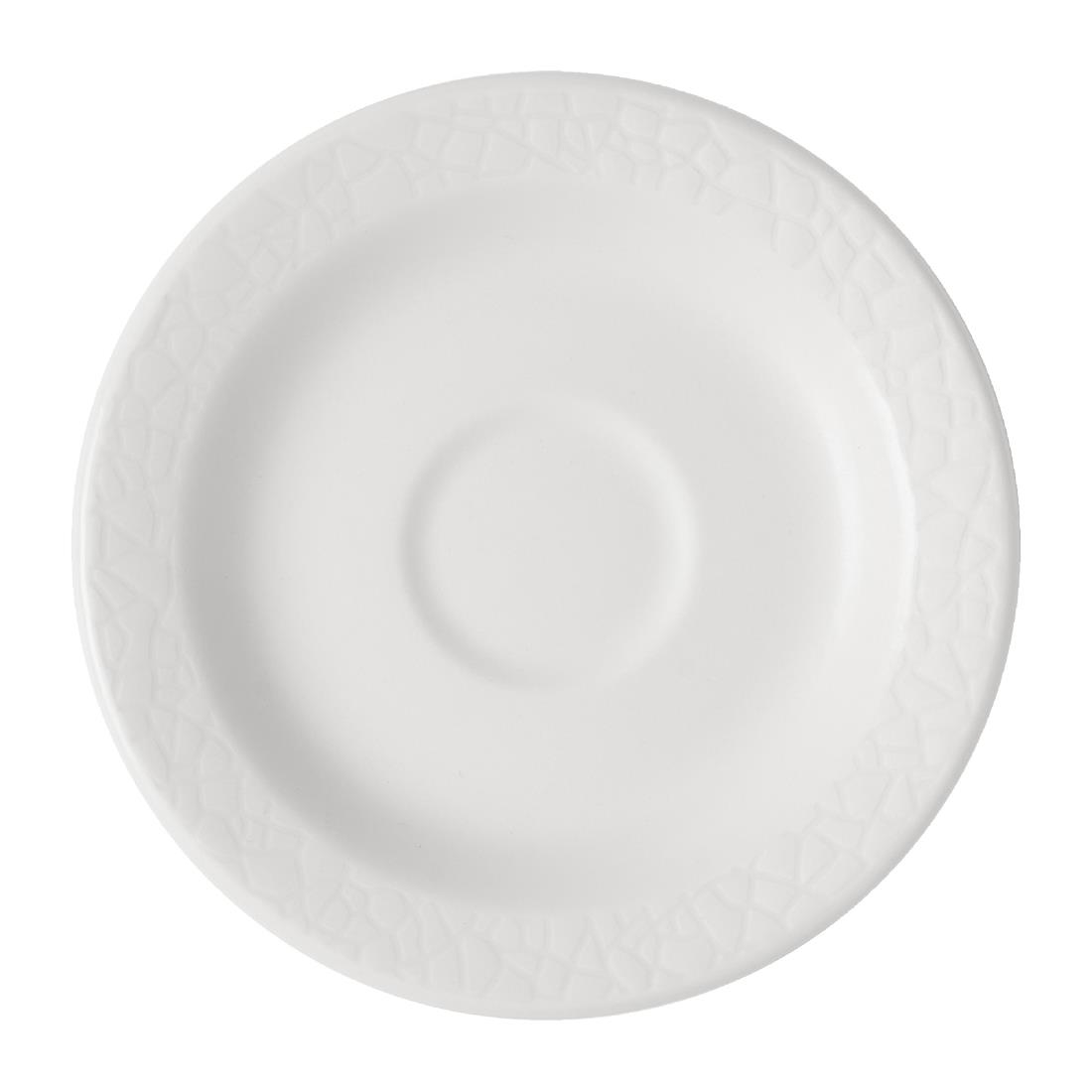 Churchill Super Vitrified White Churchill Viana Saucers 128Mm (12 Pack)