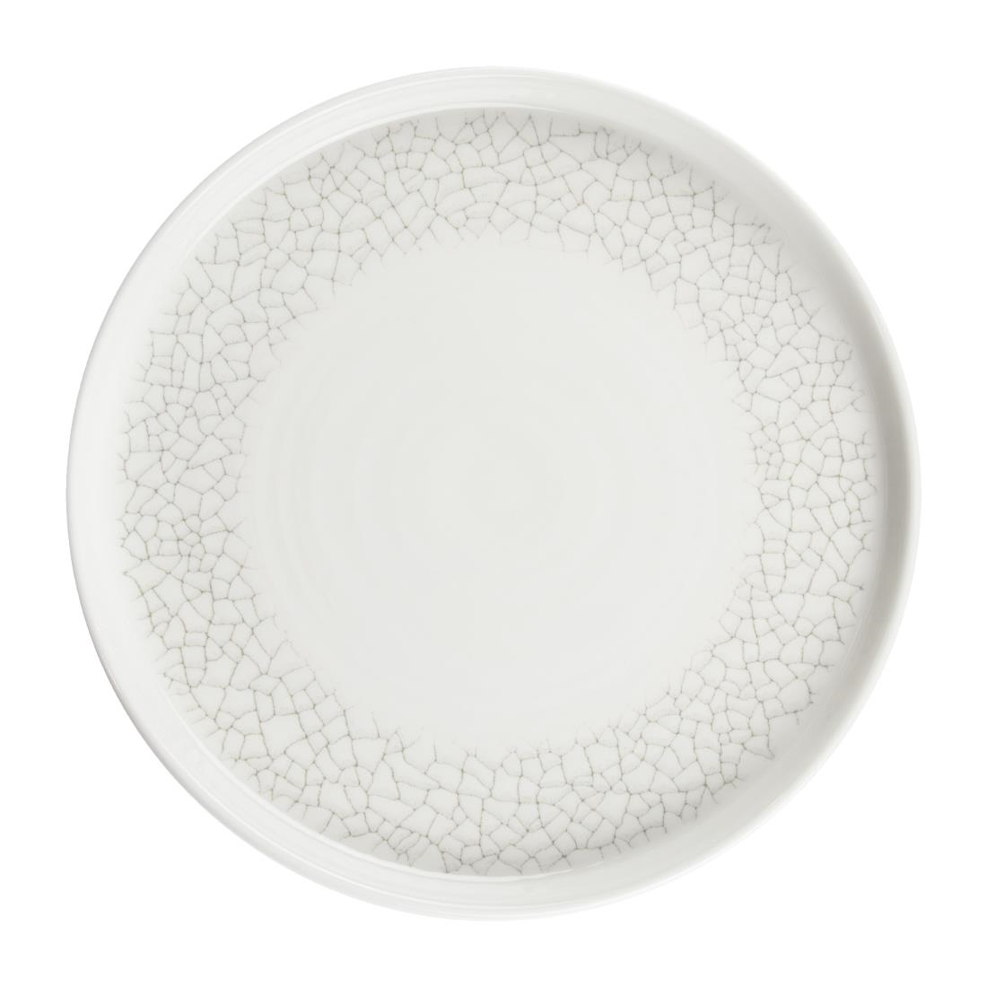 Churchill Super Vitrified White Churchill Viana Walled Plates Charcoal Grey 210Mm (6 Pack)