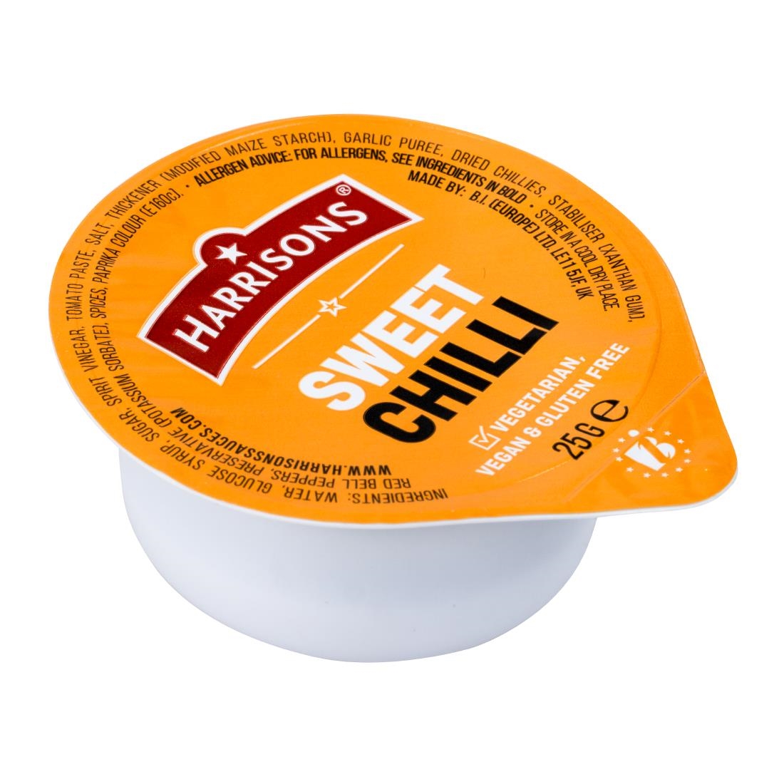 Harrisons Red Sweet Chilli Sauce Dip Pots 25G (100 Pack)