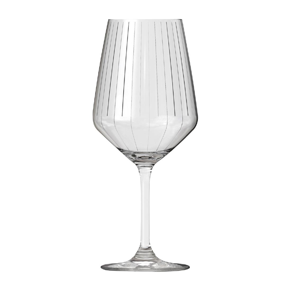 Royal Leerdam Carré Optics Wine Glasses 520Ml (6 Pack)