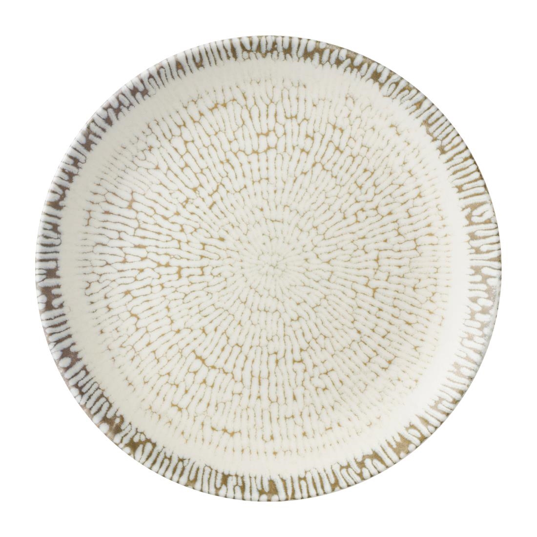 Churchill Super Vitrified Beige Churchill Cascade Coupe Plates Taupe 217Mm (12 Pack)