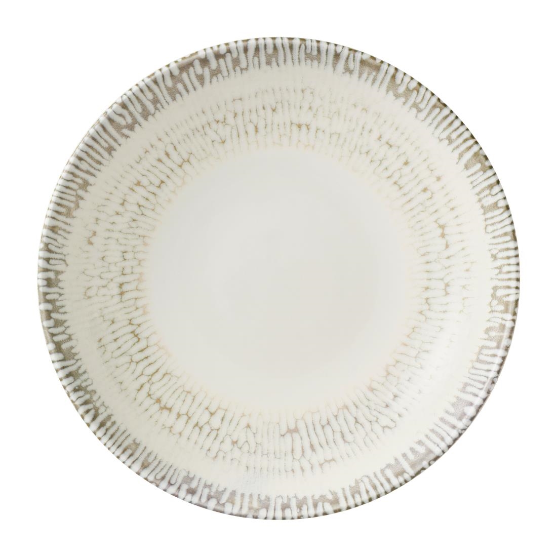 Churchill Super Vitrified Beige Churchill Cascade Coupe Bowls Taupe 248Mm (12 Pack)