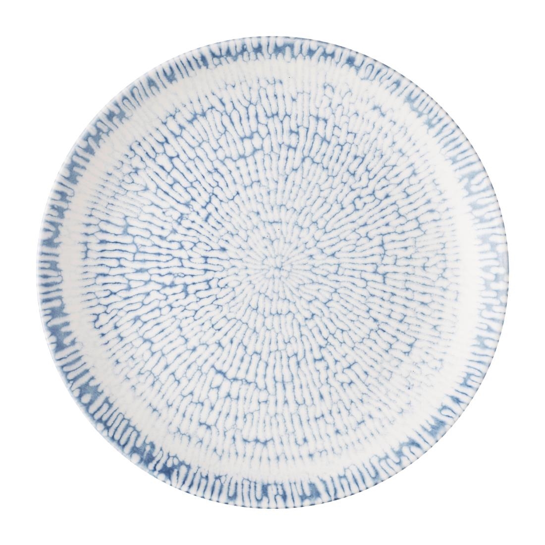 Churchill Super Vitrified Blue Churchill Cascade Coupe Plates Indigo 217Mm (12 Pack)