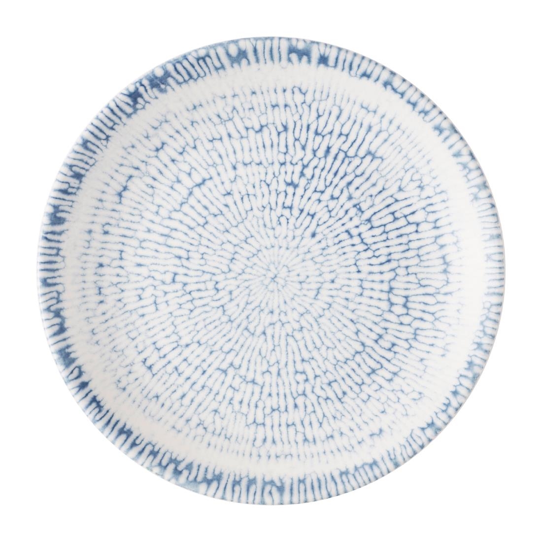 Churchill Super Vitrified Blue Churchill Cascade Coupe Plates Indigo 165Mm (12 Pack)
